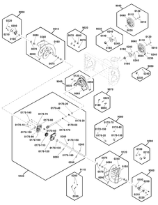 Auger Drive Group Diagram and Parts List for S1228 (1697331-00)(2020) Briggs and Stratton Snow Blower